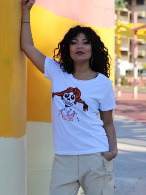 Camiseta "Pipi calavera"