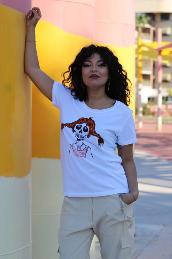 Camiseta "Pipi calavera"