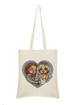Bolsa tela beige "Chucky"