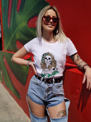 Camiseta "Rocio Jurado skull"