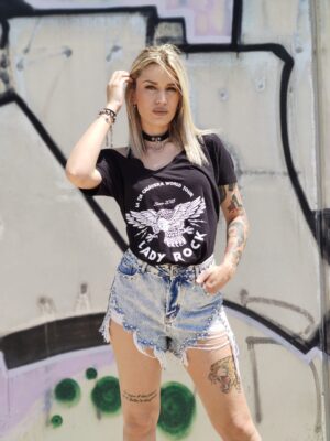 Camiseta "Lady rock"