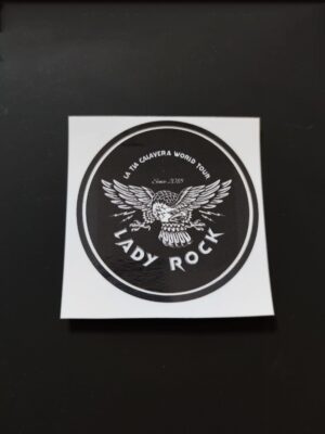 Pegatina "Lady rock"
