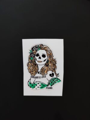 Pegatina "Rocio Jurado skull"