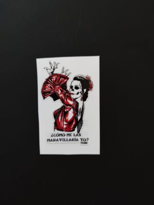 Pegatina "Lola Flores skull"