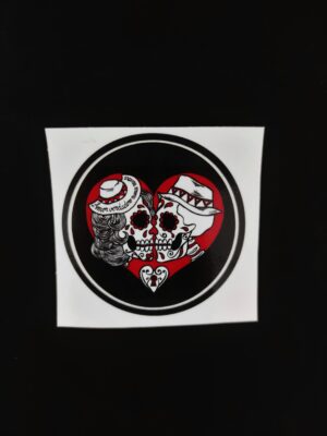 Pegatina "Amor verdadero nunca muere"