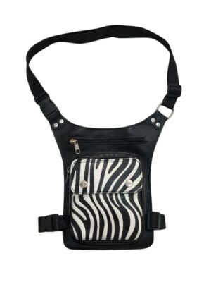 Bolso de pierna "Cebra"