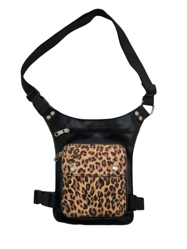 Bolso de pierna "Animal print"