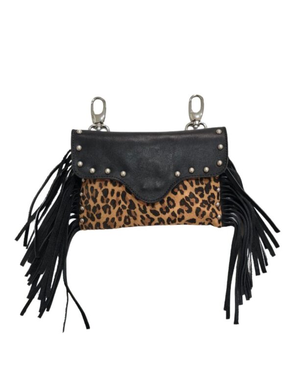 Bolso "Mosquetón" animal print