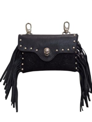 Bolso "Mosquetón" cuero repujado