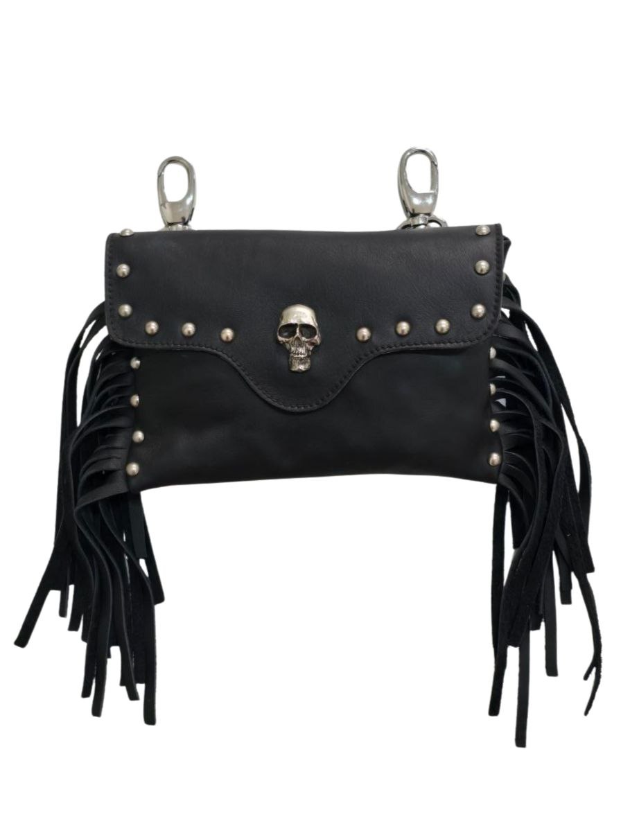 Bolso "Mosquetón" negro liso